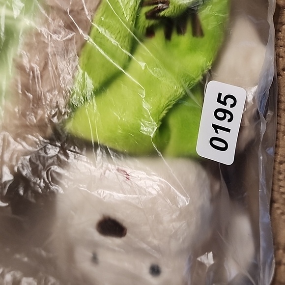 Okie Dokie Monkey Lovey Wild for Mommy Green  Security Blanket Rattle Satin - Picture 8 of 8